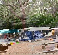 Pebbly Beach campground - Yuraygir National Park - Airlie Beach Holiday