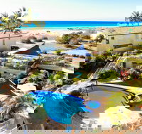 Sandcastles on Currumbin Beach