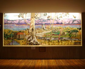 Adaminaby Memorial Hall Stage Curtain - Airlie Beach Holiday 0