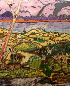 Adaminaby Memorial Hall Stage Curtain - Airlie Beach Holiday 2