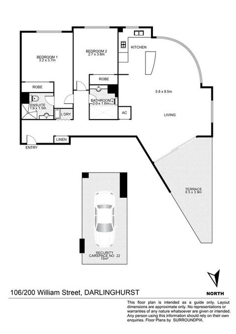 Lower Bridge And Sails - Executive 2BR Darlinghurst Apartment With Balcony And Rooftop Views - Airlie Beach Holiday 15
